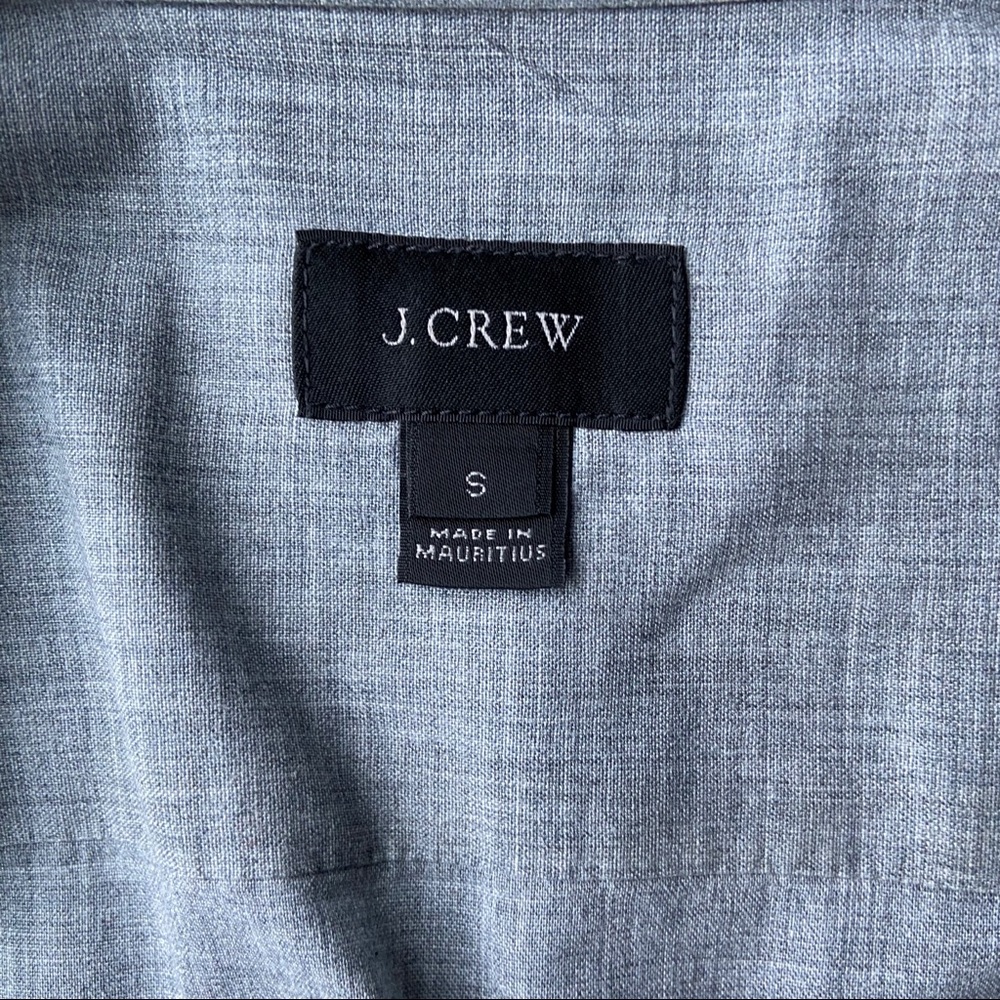 J. Crew Gray Chambray Button Down - image 4